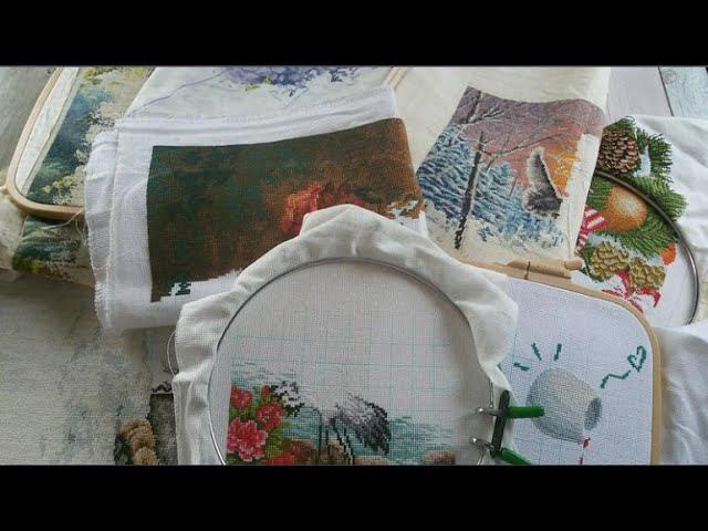 Вышивальные итоги за январь-февраль 21г. Вышивка в цифрах. Много процессов, много стартов.#вышивка смотреть онлайн