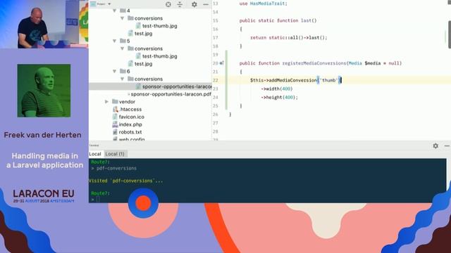Handling media in a Laravel application - Freek van der Herten - Laracon EU 2018 Amsterdam смотреть онлайн