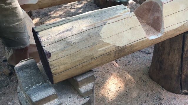 Building A Log Table With A Chainsaw ?? смотреть онлайн