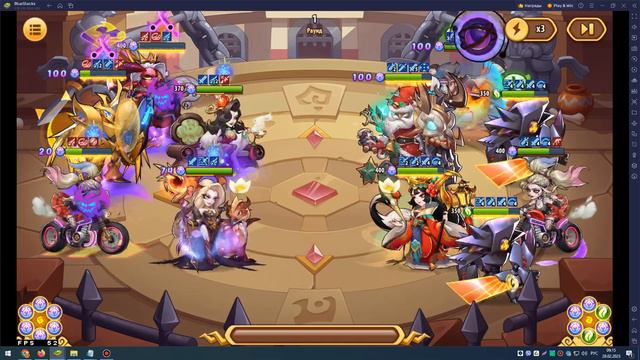 Idle Heroes - Вулкан vs. Мокман тесты в ПВП смотреть онлайн