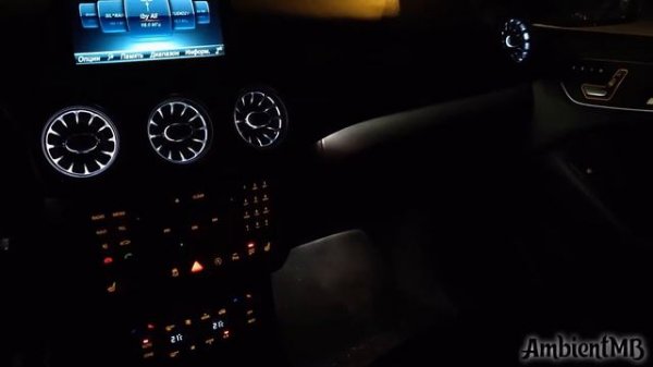 Подсветка салона W246 64 оттенков