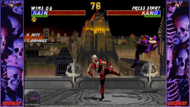 Ultimate Mortal Kombat 3 (Genesis) Rain Gameplay