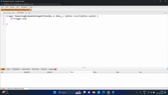 5. How to create Trigger Remaining Quantity Update | Before Insert | Before Update смотреть онлайн