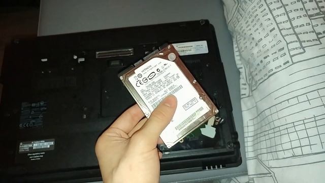 Changement de disque dur HP probook 6550b смотреть онлайн