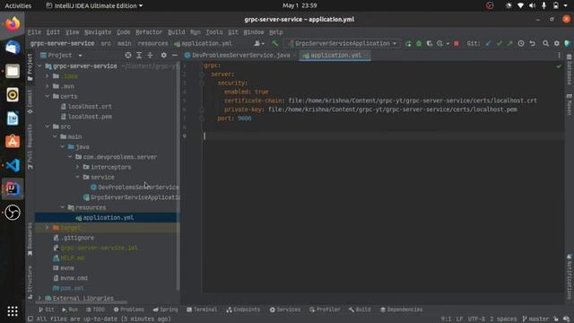 Secure gRPC connection with SSL/TLS | Interceptor | Metadata | Spring Boot | BloomRPC смотреть онлайн