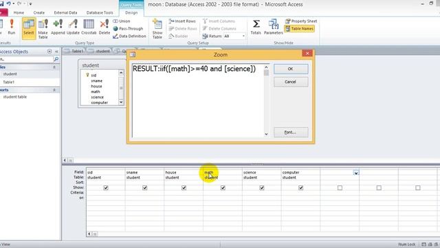 how to use iif statement in ms access query to display pass or fail смотреть онлайн