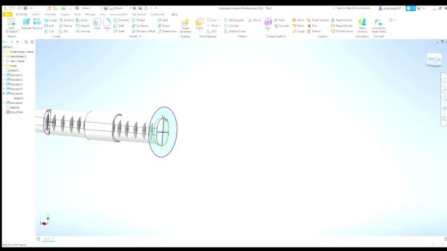 3D Katana Tutorial [Autodesk Inventor Professional 2022] #anime #art #autodeskinventor #katana смотреть онлайн