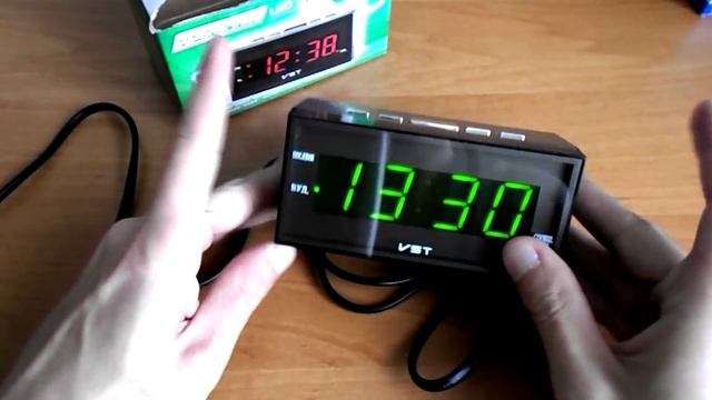 Говорящие LED часы VST 772T и GH039B. Ржачный голос смотреть онлайн