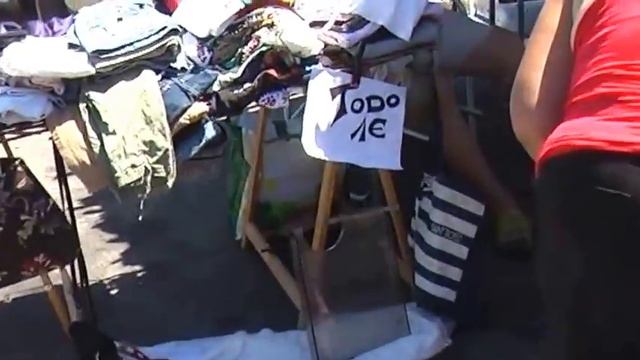 Воскресный рынок в Испании в городке El Verger