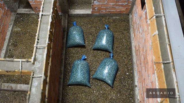 Miniature House Construction With Real Materials