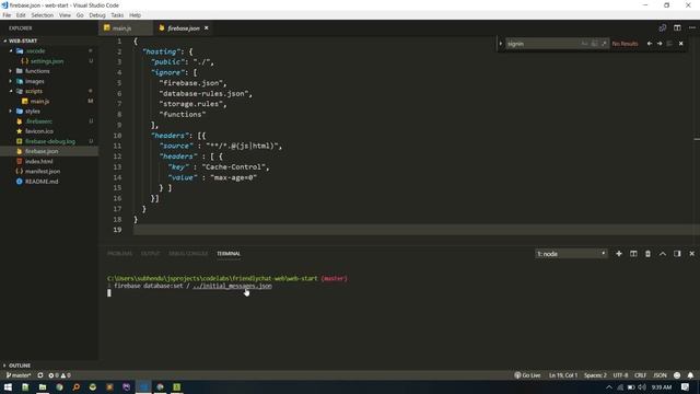 Firebase chat:Sending and receiving messages смотреть онлайн