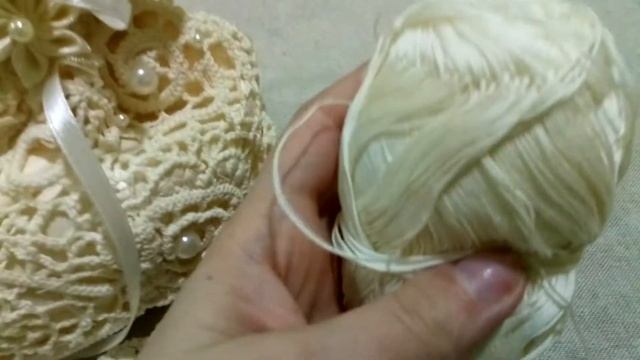 Обзор пряжи VITA Pelican / Свадебные аксессуары крючком смотреть онлайн