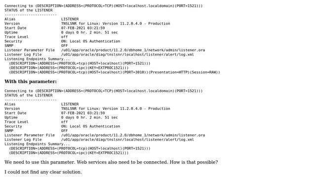 Oracle 11gR2 - Dynamic Registration смотреть онлайн