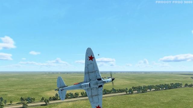 YAK 1 s.69 vs Bf109 (IL-2 Sturmovik: Battle of Kuban) смотреть онлайн