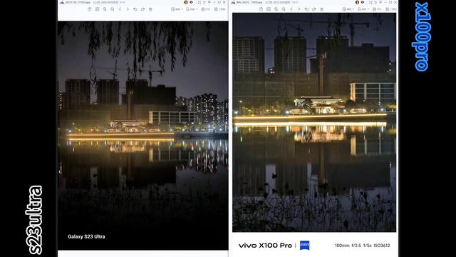 vivo x100 pro vs Galaxy S23 ultra Camera Comparison! смотреть онлайн