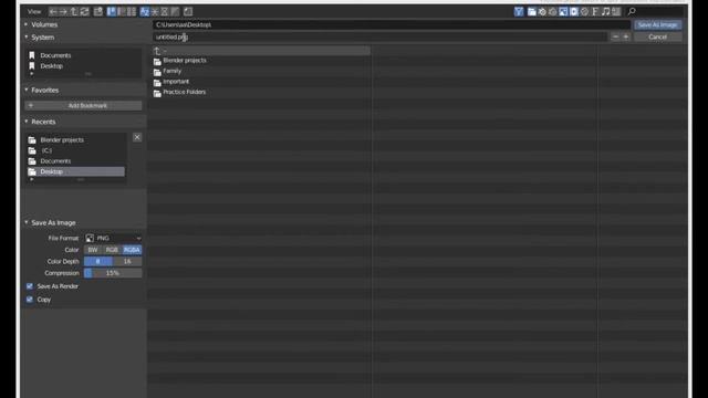 How to Save blender file as Image смотреть онлайн