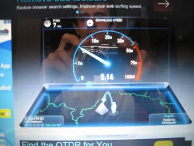 Speed test of the RD9700 USB2 0 To Fast Ethernet Adapter on the site www speedtest net смотреть онлайн