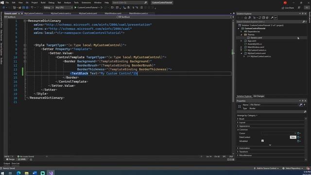 XAML Custom Control Введение смотреть онлайн