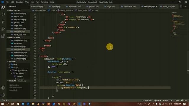 Part 1: How to show user online/offline status in PHP AJAX | PHP Lecture 38 | How to do this смотреть онлайн