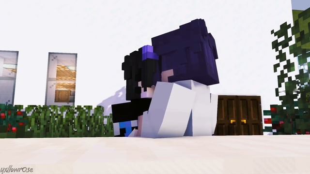 A Hug :D (Minecraft Animation Pur X Bay)