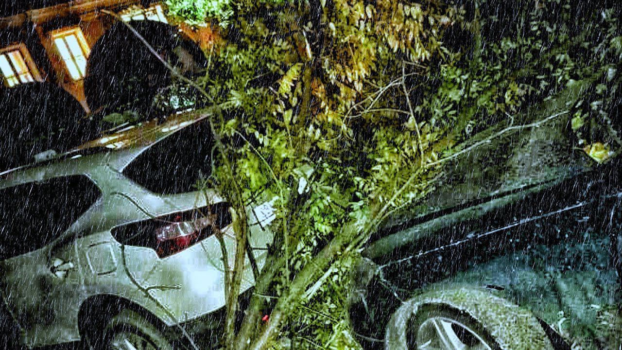 КРЫМ - Страшный УРАГАН. Попал в эпицентр. Что я ПЕРЕЖИЛ. Порывы ВЕТРА, дождь и СНЕГ. смотреть онлайн