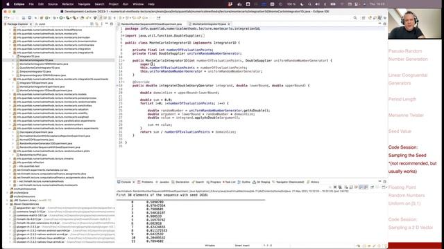 Lecture 2023-1 Session 10: Numerical Methods: Random Number Generation (1/7): Pseudo Random Numbers смотреть онлайн