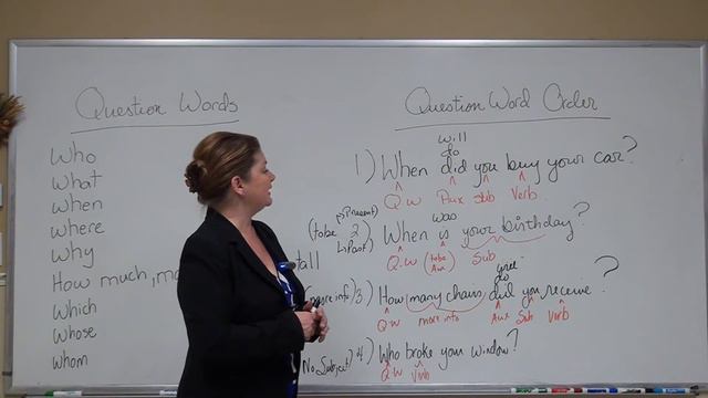 Comment utiliser les mots question | Question Words смотреть онлайн
