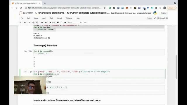 The range() Function with Python ? смотреть онлайн