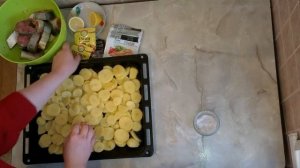 Запеченная форель с картофелем Ну, очень вкусная