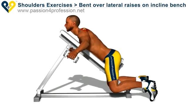 Bent over lateral raises on incline bench - www.100health.ru смотреть онлайн