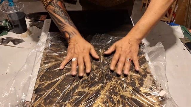 ARTE FLUIDO METALIZADO ?? ARTE DORADO ✨️ SENCILLEZ Y BELLEZA ? смотреть онлайн