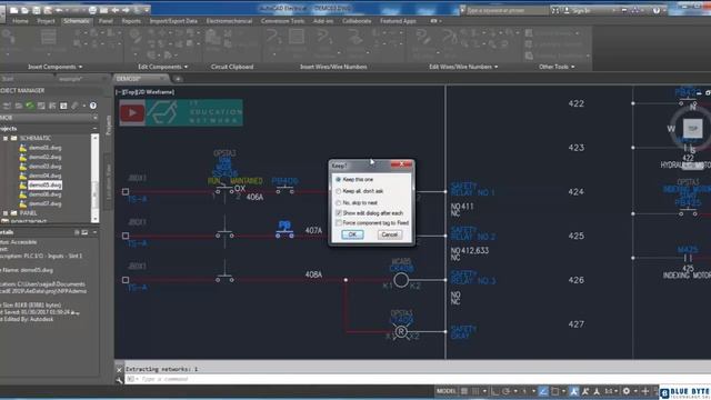 AutoCAD Electrical Tutorial - 032 - Multi inserting components смотреть онлайн