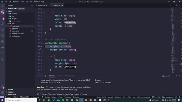36.15 E-Commerce Site Design With Bootstrap 5 - Footer Section Design | Stack Learner смотреть онлайн