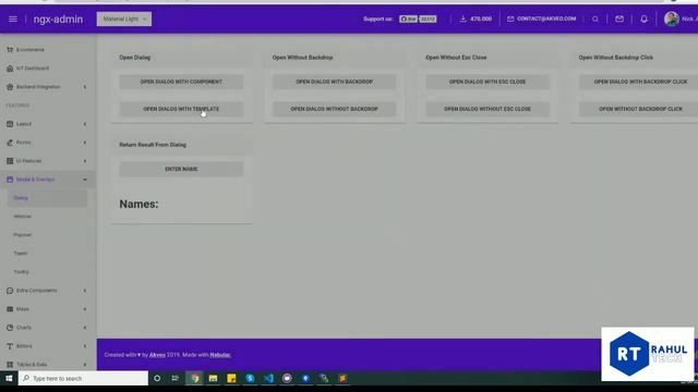 Angular 11 Admin temple | Material Ngx angular free admin template смотреть онлайн