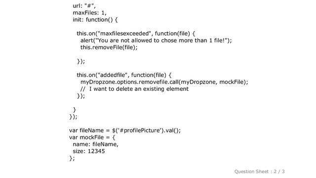 HTML : How to remove the existing file dropzone? смотреть онлайн