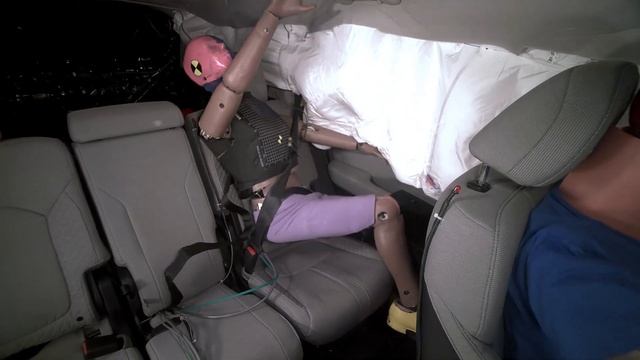 2023 Honda Pilot updated moderate overlap IIHS crash test смотреть онлайн