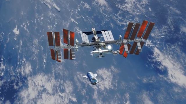 Смотри! Стыковка космического корабля SpaceX с Международной космической станции в 4K
