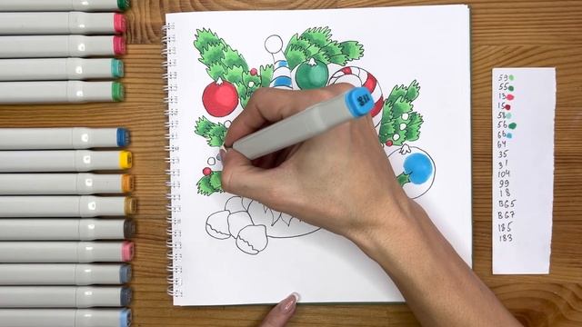 Как нарисовать Новогодние гномы карандашом и скетч маркерами | Рисунок для детей, поэтапно и легко смотреть онлайн