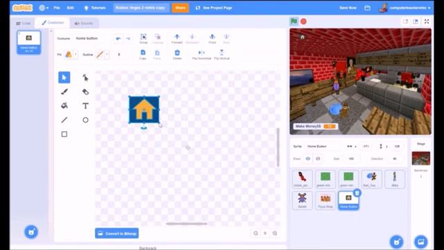 How To Make a ROBLOX type game in SCRATCH Tutorial & Directions смотреть онлайн