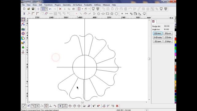 Jdpaint - How to Create Flower In one Click смотреть онлайн