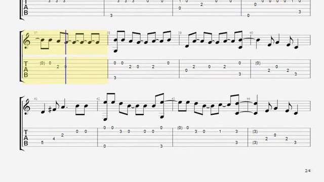 Linkin Park Numb Fingerstyle Guitar Tab and Music BAcking track смотреть онлайн