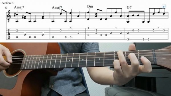 Love Story (Francis Lai) - Easy Fingerstyle Guitar Playthrough Tutorial Lesson With Tab