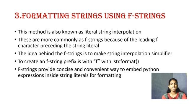 L21: String Formatting смотреть онлайн