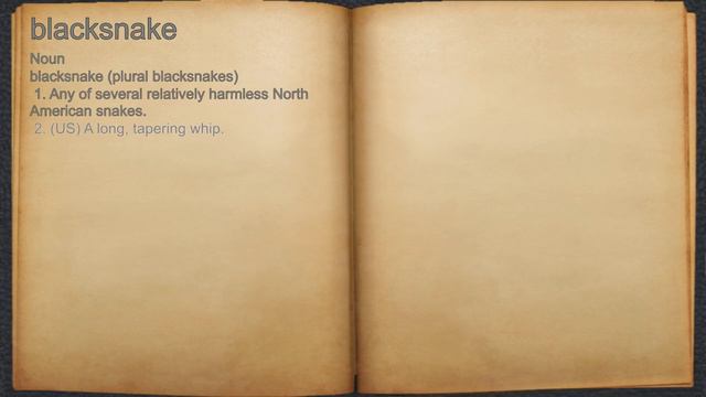 What does blacksnake mean? смотреть онлайн