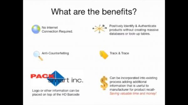 HD Barcode with GS1 Data Matrix
