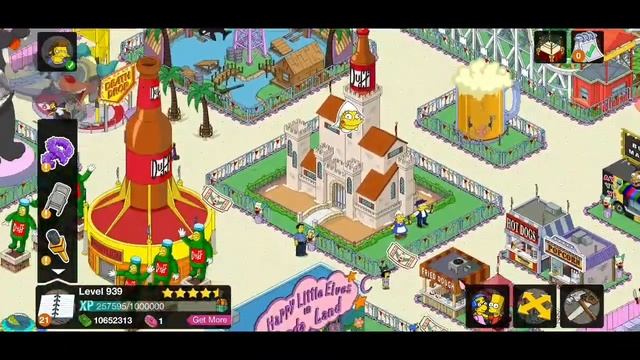 The Simpsons Tapped Out! - Town Tour and Tips & Tricks Guide for Easy Donuts смотреть онлайн