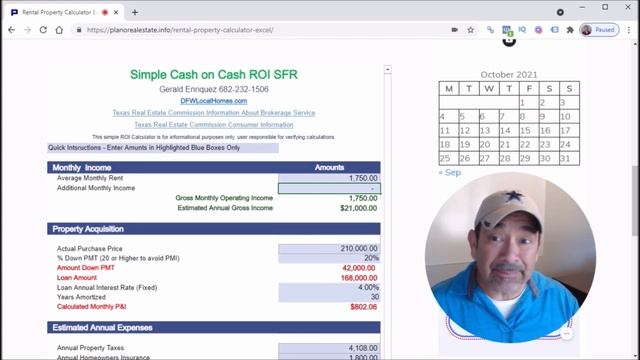 Rental Property Calculator Excel | Cash Flow | Free Download смотреть онлайн