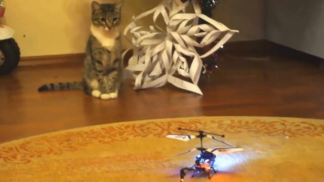 Вертолет на пульте управления в руках у супер пилота Алисы Helicopter on the remote control смотреть онлайн