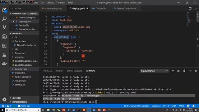 任务14：ConfigMap使用示例 挂载appsetting json文件到configMap смотреть онлайн