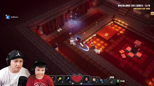 MINECRAFT DUNGEONS Walkthrough Gameplay Part 6 - FIERY FORGE (SWITCH) смотреть онлайн